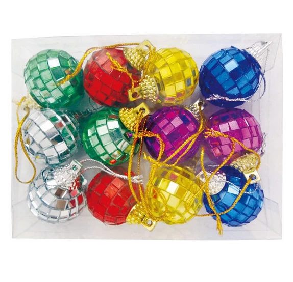 China Colorful High Quality Christmas Mirror Ball Hersteller