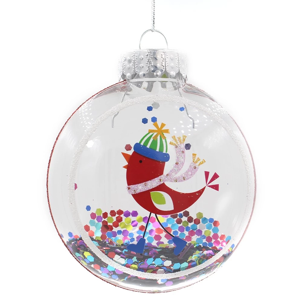 Китай Заказной прочный Рождественский стеклянный шар производителя