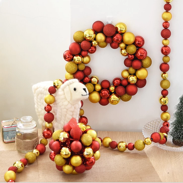 China Decorative High Quality Christmas Ball Ornaments fabricante