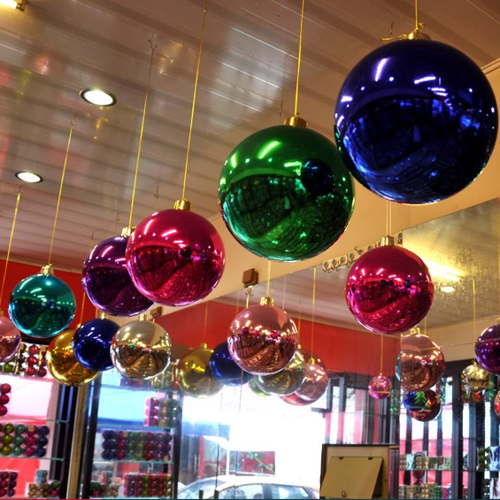 中国 装饰性高品质大圣诞悬挂球 制造商