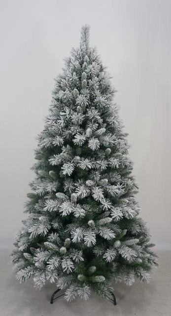 Chiny Dense artificial spiral flocked christmas trees producent