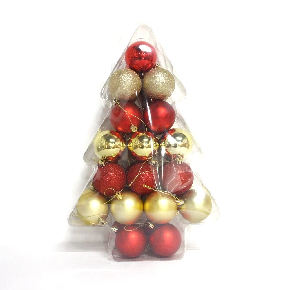 China Excellent quality plastic Christmas decorative ball set manufacturer