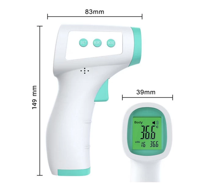 Chiny FDA CE baby adult laser ir gun non-contact digital ear body forehead infrared thermometers producent