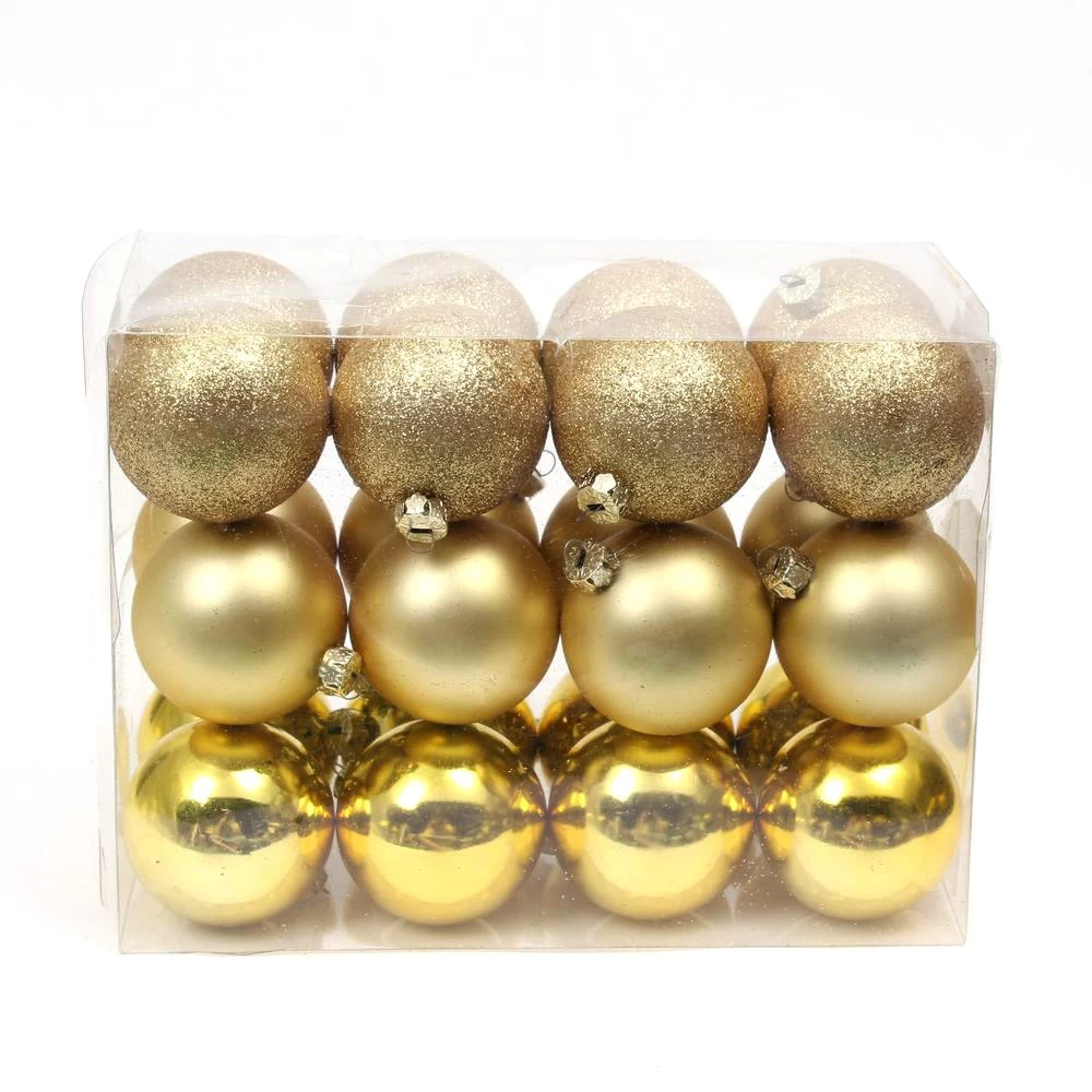 中国 Fashionable plastic good quality christmas decoration ball メーカー