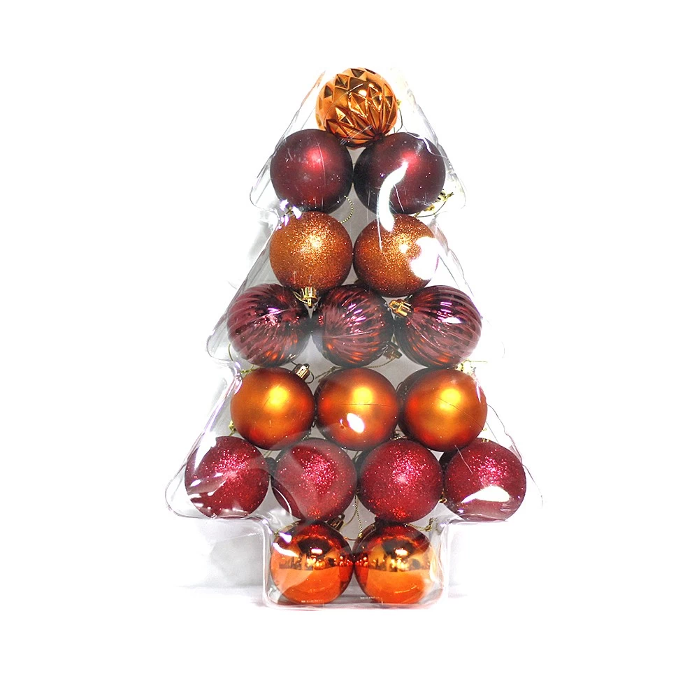 China Fine quality Christmas plastic decorative hanging ball manufacturer