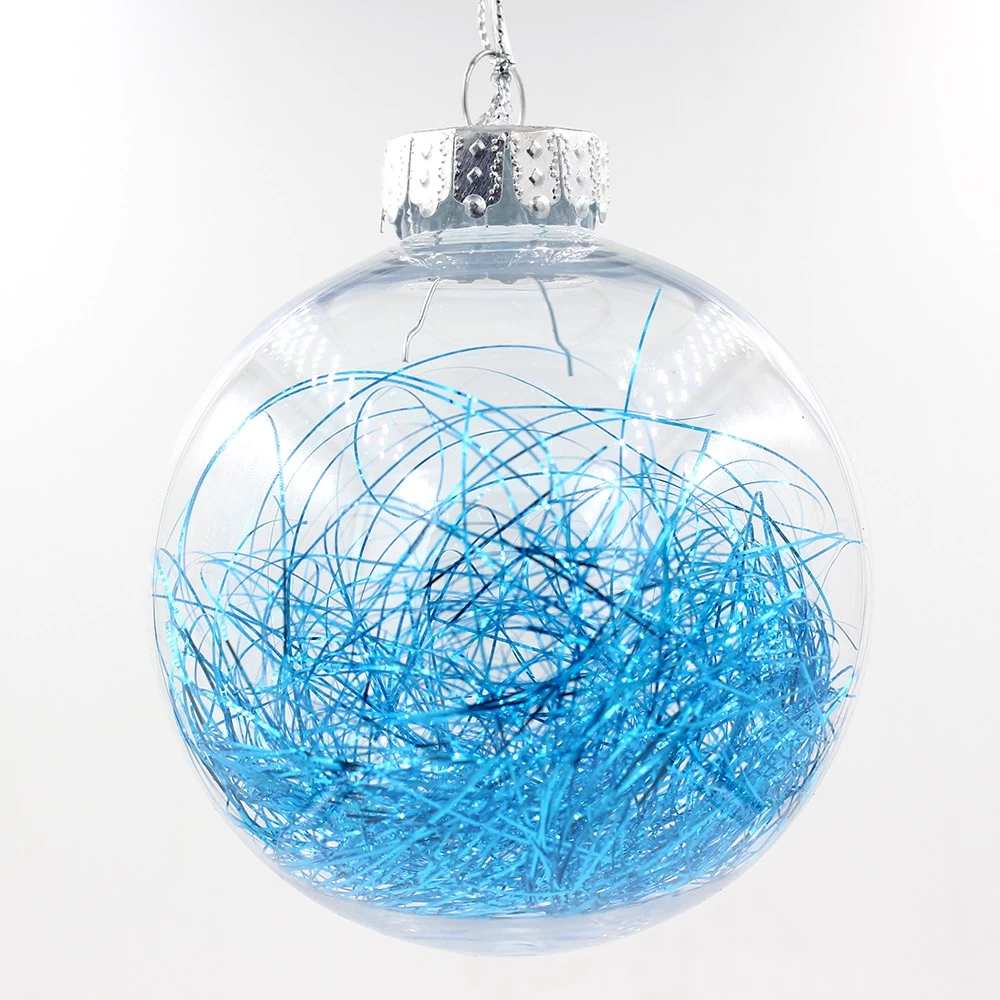 China Glass Christmas Bauble With Inside Ornaments manufacturer