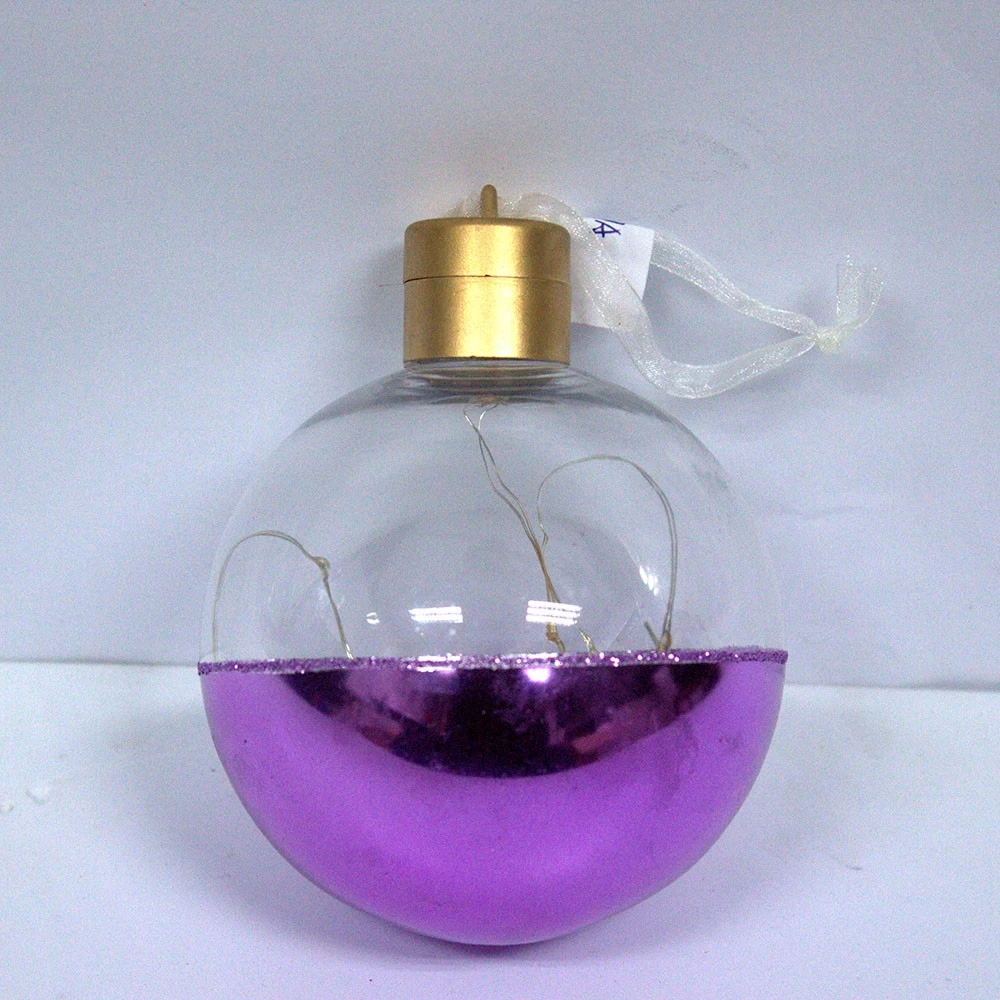 Chine High Quality Lighted Xmas Bauble Ornament fabricant