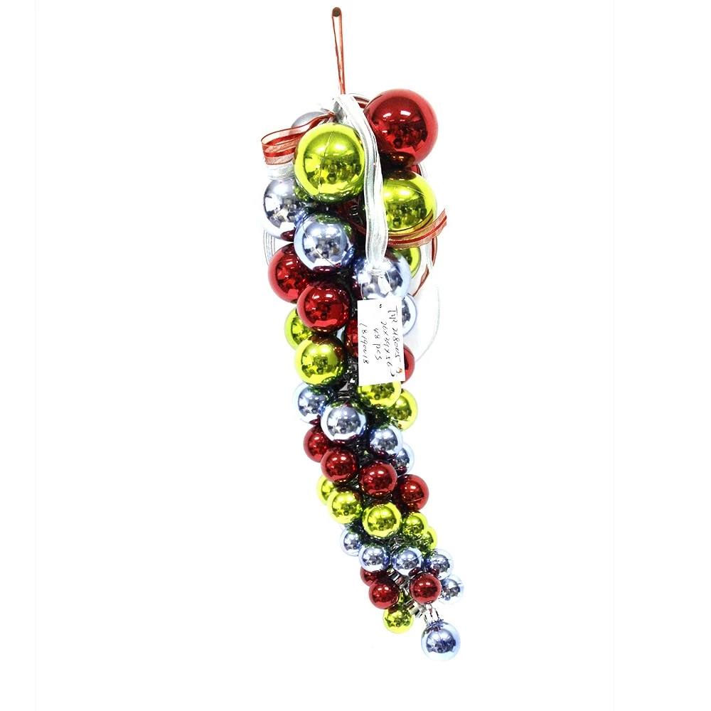 China High Quality Popular Plastic Christmas Hanging Ball fabricante