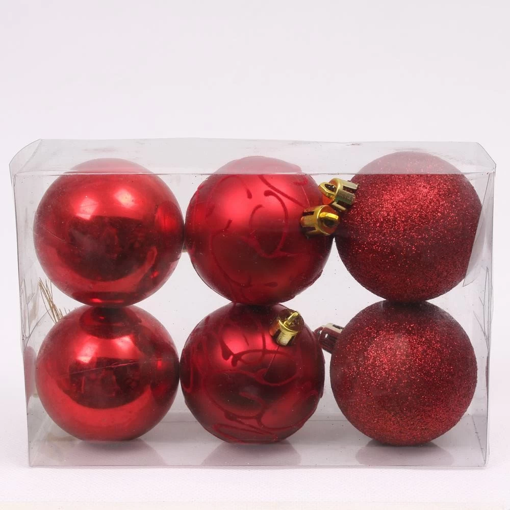 China Hot Selling Plastic Christmas Hanging Ball Decoration fabrikant