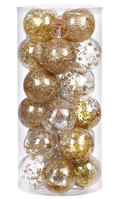 Китай Hot selling popular clear plastic christmas balls производителя