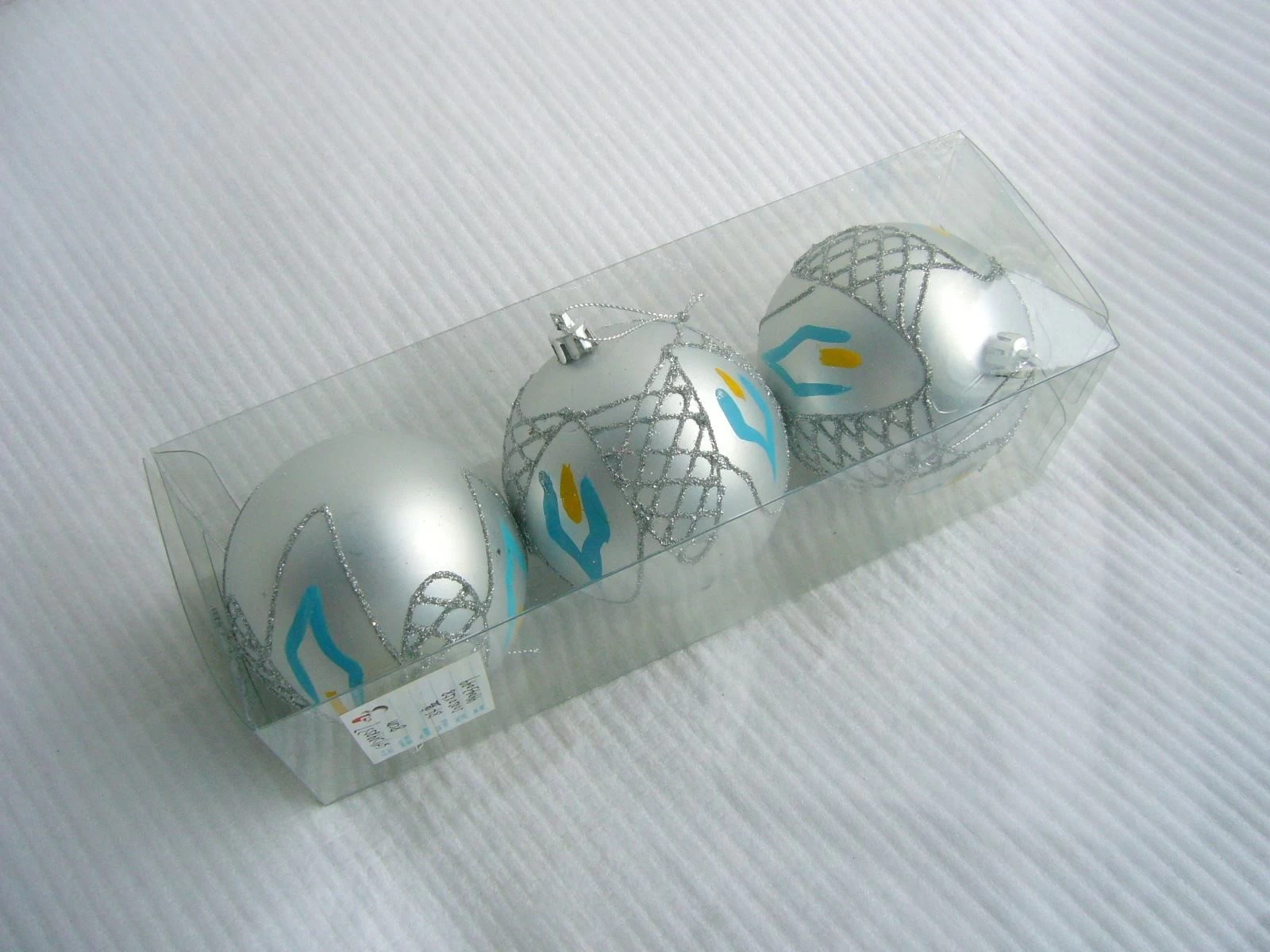 porcelana Bola plástica de lujo de la decoración de la Navidad fabricante