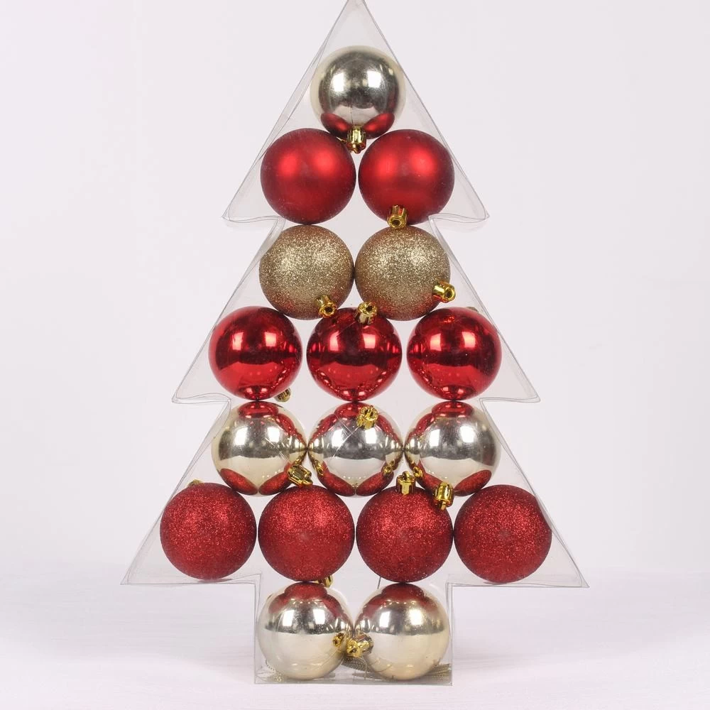 中国 Ornamental salable shatterproof Christmas ball set 制造商