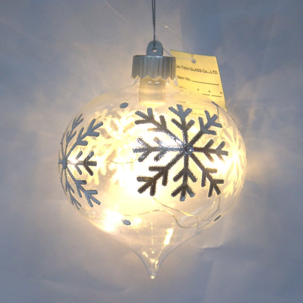 porcelana Promotional Lighted Christmas Hanging Ball Ornament fabricante