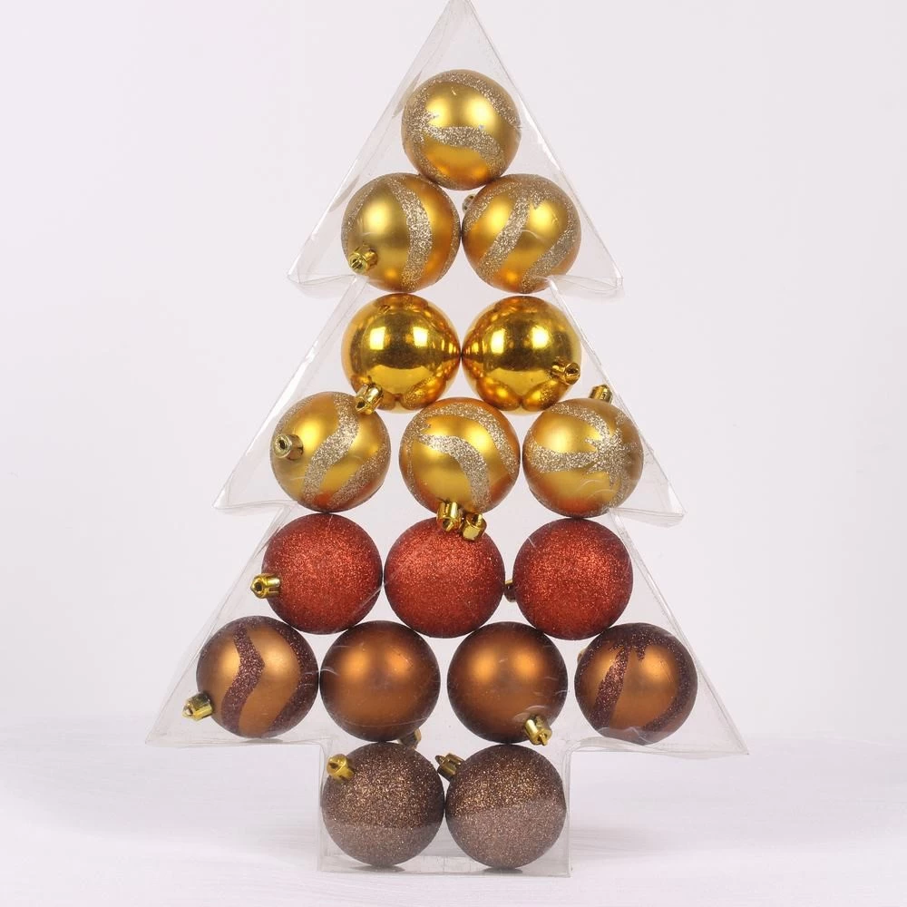 Chiny Promotional salable shatterproof Christmas ball set producent