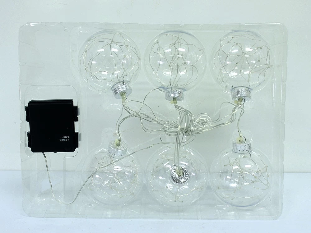 porcelana Top Quality Clear Glass Ball With UL and CE Approved Led Lights fabricante
