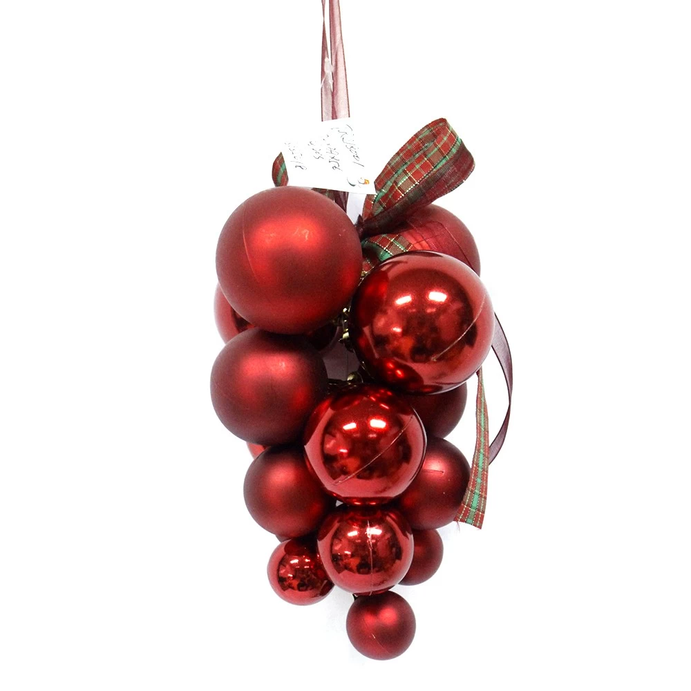 Chine Unique Hot Selling Plastic Christmas Grape Ball fabricant
