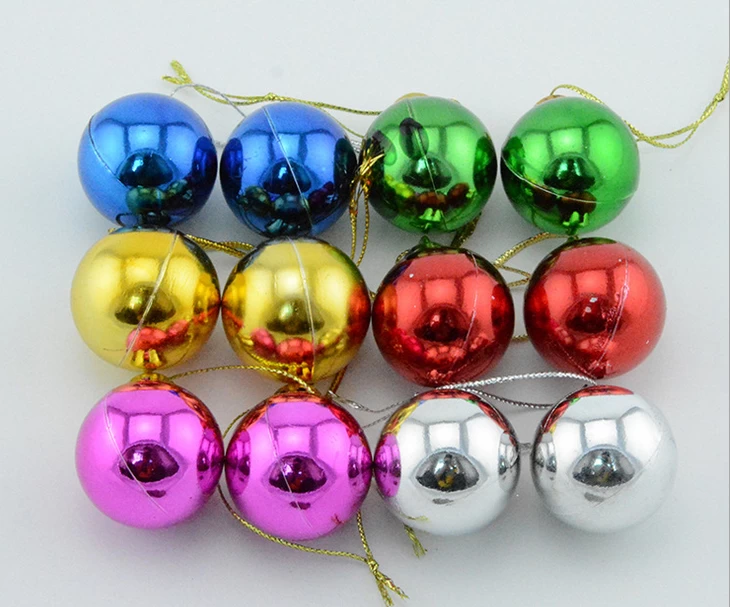 China Wholesale Shatterproof Plastic Shiny Christmas Hanging Ball Hersteller