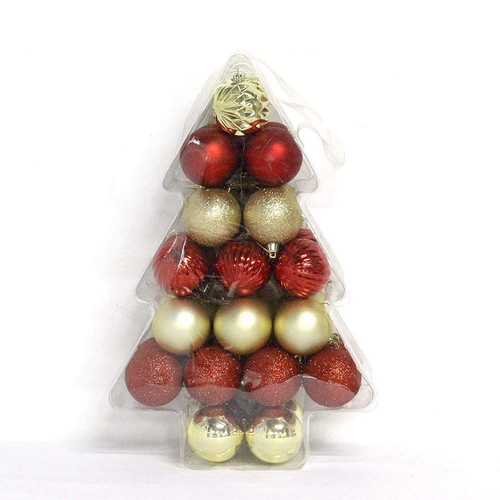 Chiny Wholesale hot selling plastic Xmas Ball ornament producent