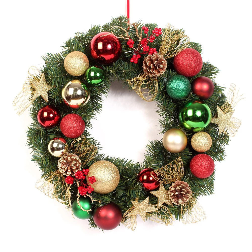 China unique best 45cm christmas wreaths decorations  manufacturer