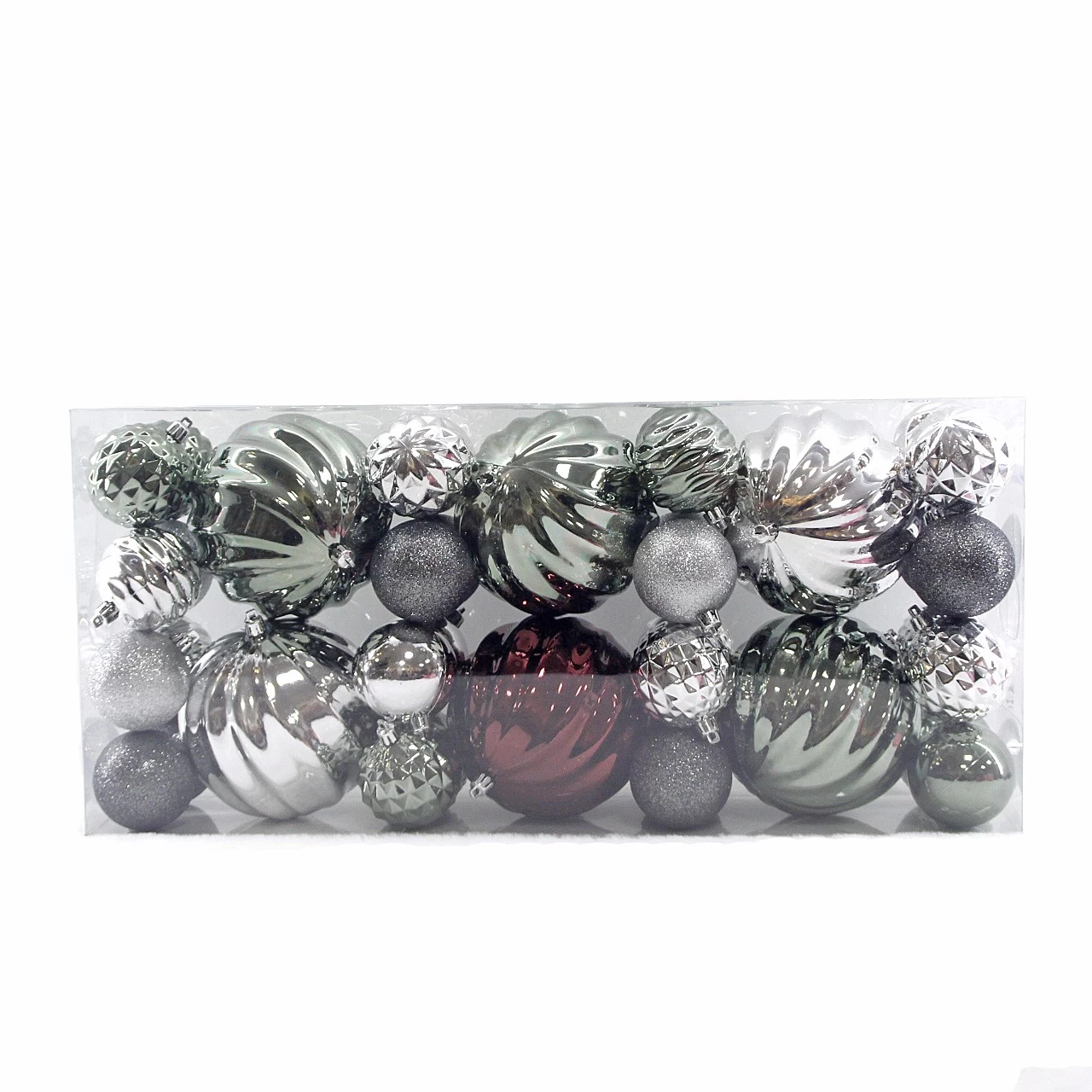 الصين wholesale decorative personalised colorful plastic christmas ball الصانع