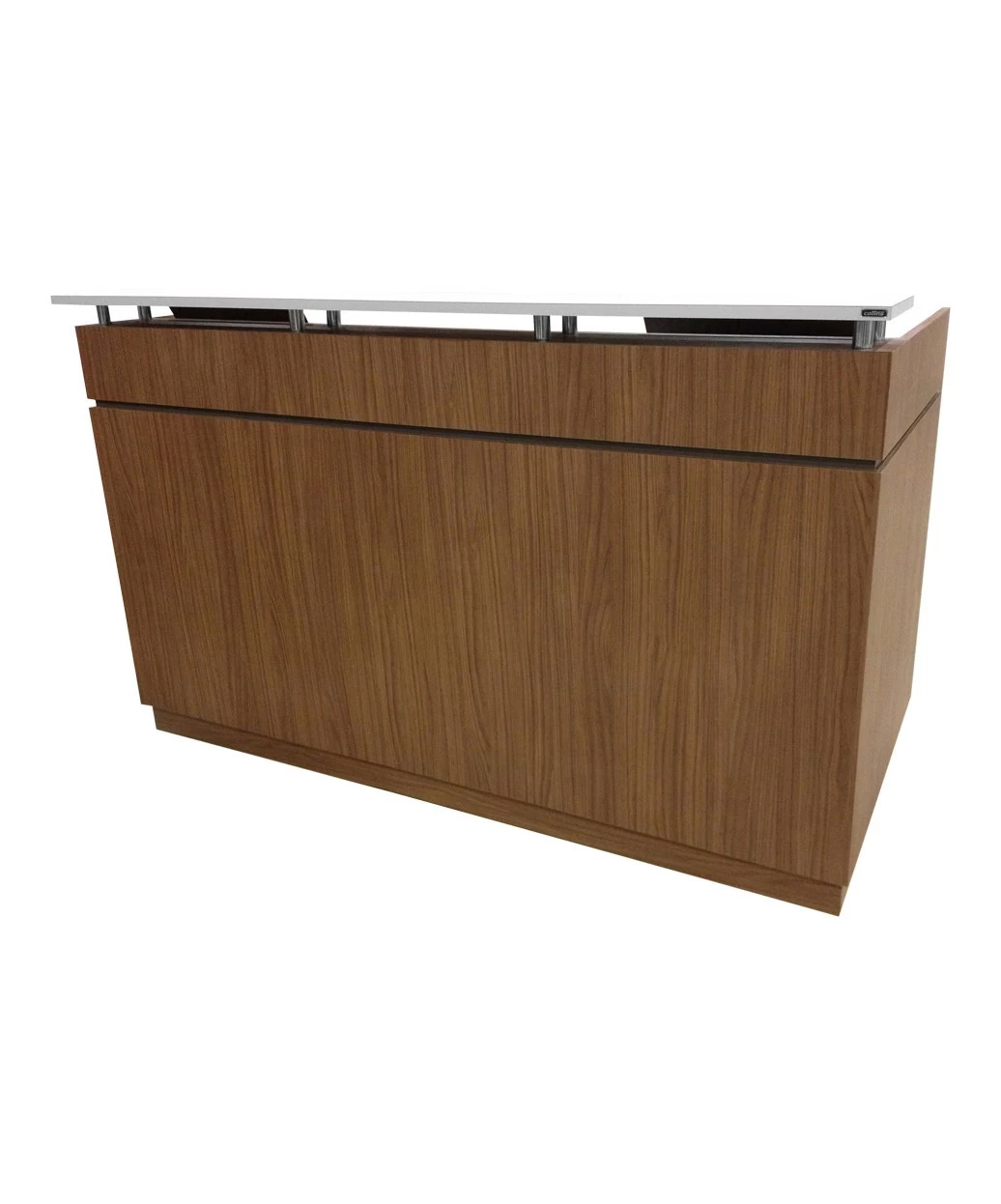 Salon Reception Desk Wood Finishes with Drawers Salon Waiting Area Furniture DS-W1846