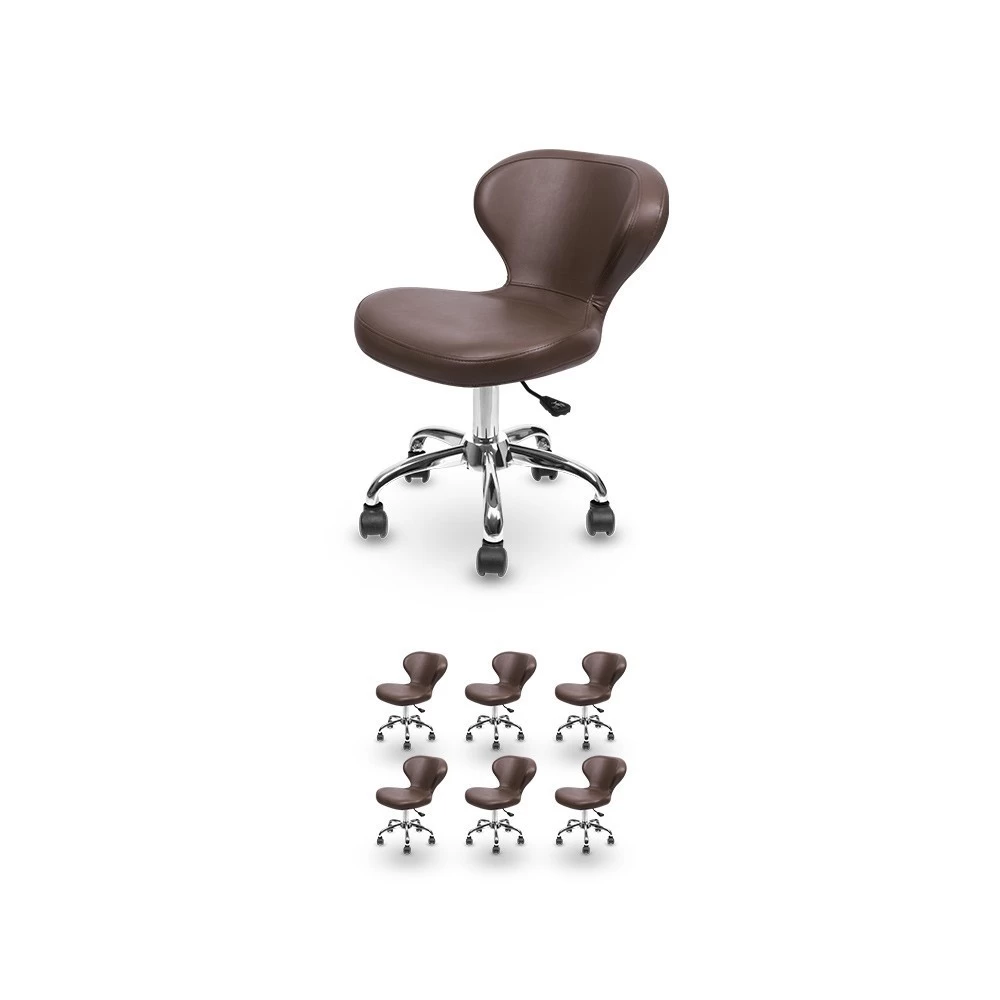 wholesale nail technician chair with four wheels for spa salon