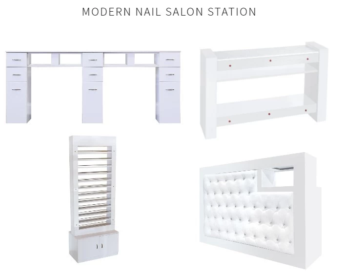 nail salon manicure station nail dryer table nail polish dispay rack stand DS-N91214 SET
