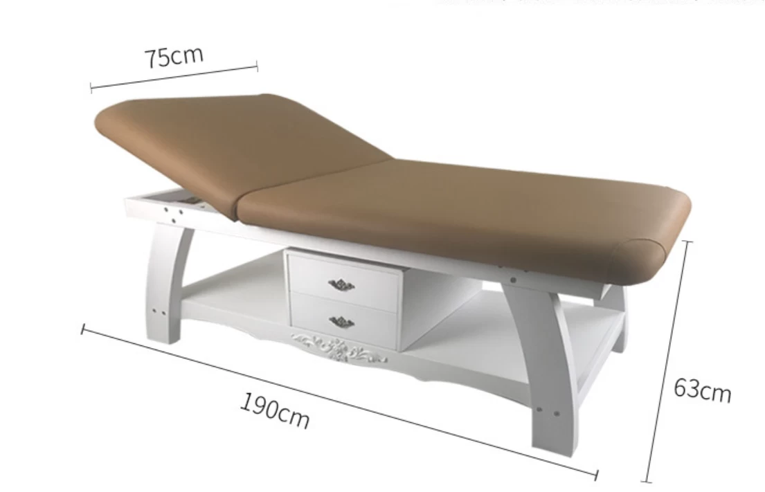 cheap wooden massage bed beauty bed supplier with spa equipment massage table spa bed manufacturer DS-M9003