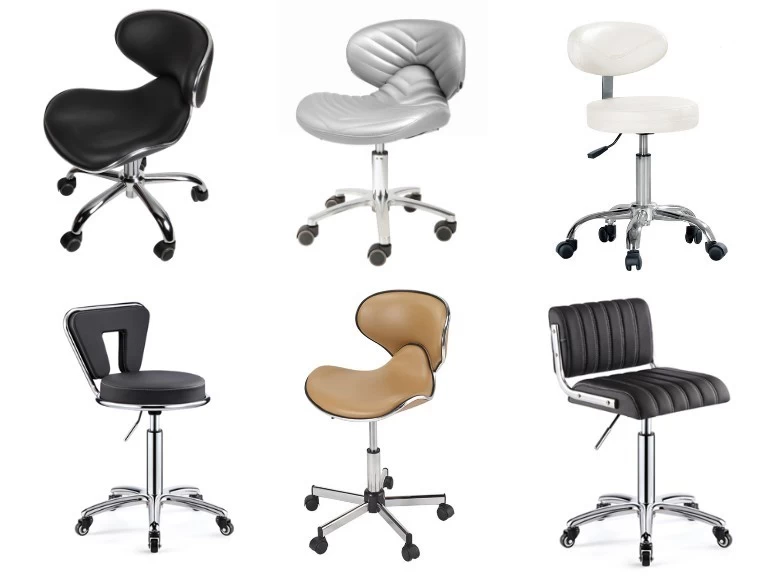 wholesale pedicure stool with wheels pedicure stool chair adjustable pedicure foot stool china DS-C11