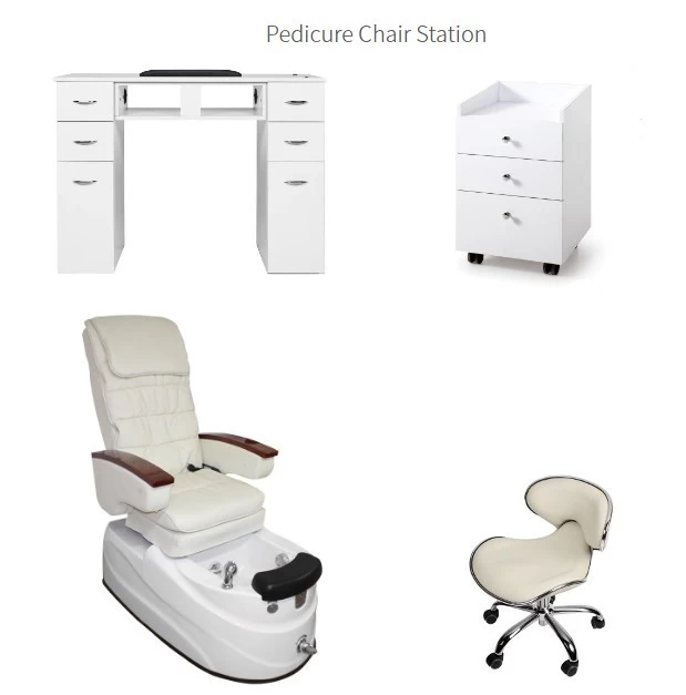 massage chair supply nail salon pedicure chair and stool chair nail furniture package deals DS-8019 SET