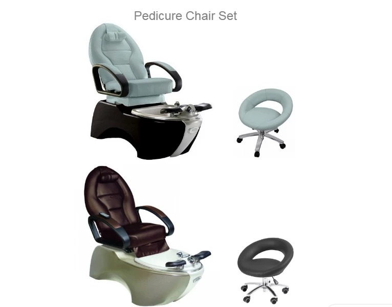 Best Deals Pedicure Spa Chair and Manicure Table Set Manufacturer Nail Salon Package DS-8004 SET