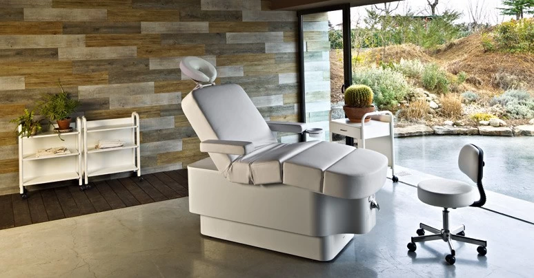 All in one pedicure bed with massage bed and manicure pedicure basin