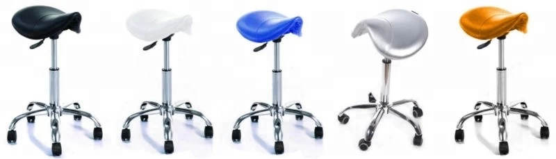 salon furniture foot spa pedicure stool chair black saddle seat stool wholesale DS-C6