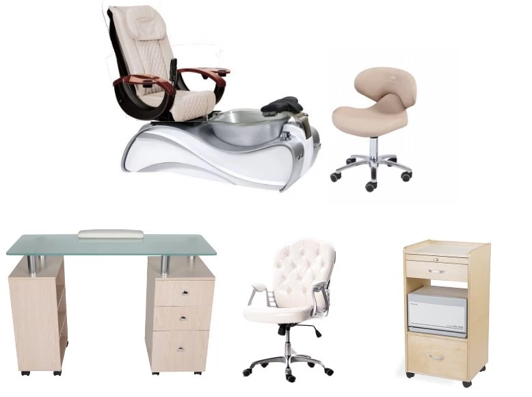 fiber glass tub pedicure chair luxury nail supplies pedicure chair foot spa manicure pedicure chair 2019 DS-S15A