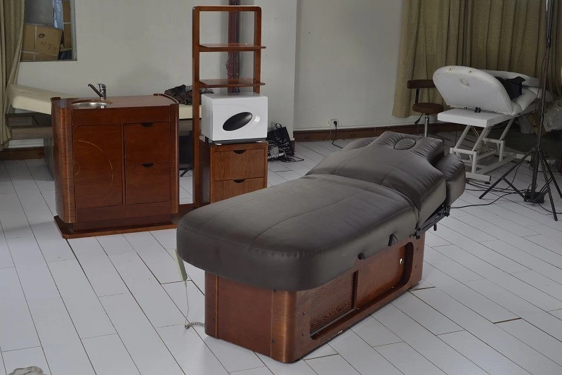 wooden massage bed supplies with professional spa massage table bed of luxury massage table