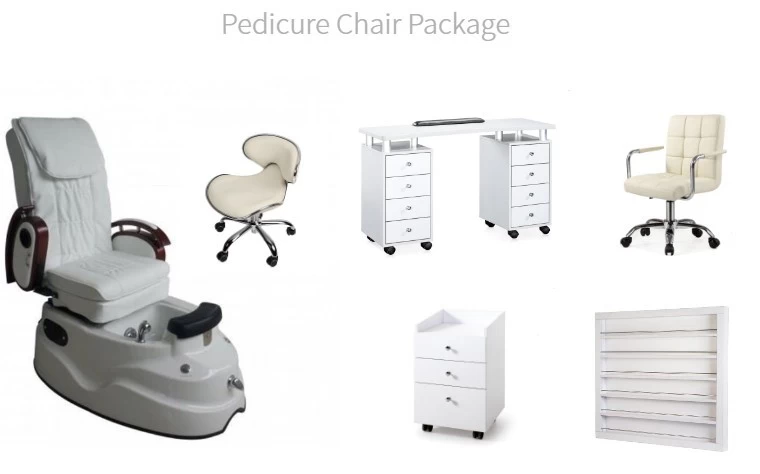 cheaper pedicure spa chair with nail salon manicure table cheap pedicure chair furniture for sale DS-3A SET