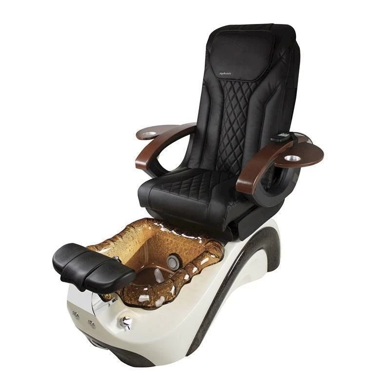 2019 popular pedicure chair nail supplier glass spa pedicure chair manufacturer china DS-W19114