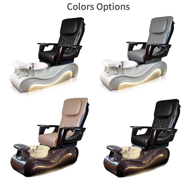 nails salon newest pedicure chair manufacturer china white luxuary pedicures chair china DS-W2020
