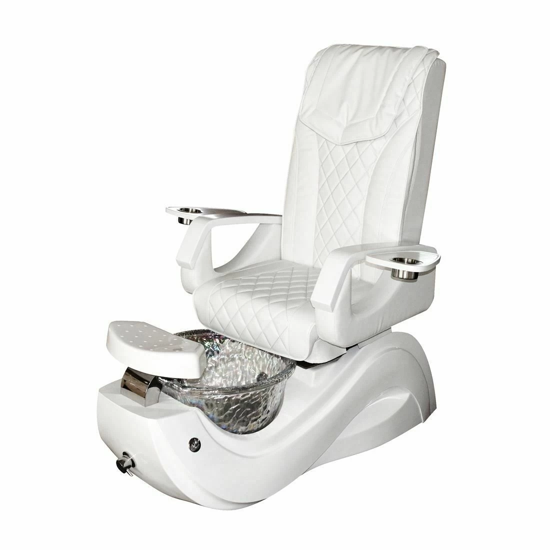 wholesale spa nail equipment package with new salon crystal pedicure chair and salon nail table DS-S17G SET