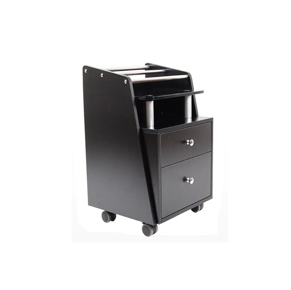 wholesale beauty nail furniture with pedi manicure table cart for hairdressing salon trolley /DS-BT2-P