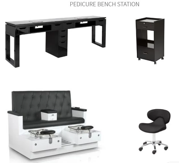 bench pedicure chair spa pedicure bench manicure pedicure salon package DS-W28 SET
