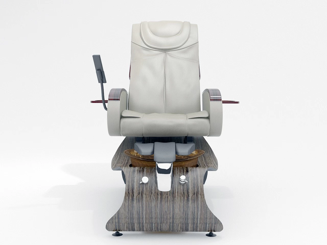 PEDICURE CHAIR SILVER GREY CHAIR