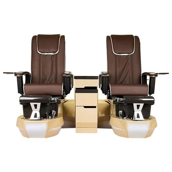 Best price double pedicure chair new nail spa salon chairs of pedicure station