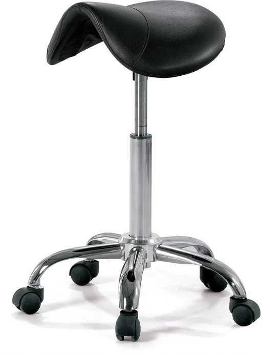 salon furniture foot spa pedicure stool chair black saddle seat stool wholesale DS-C6