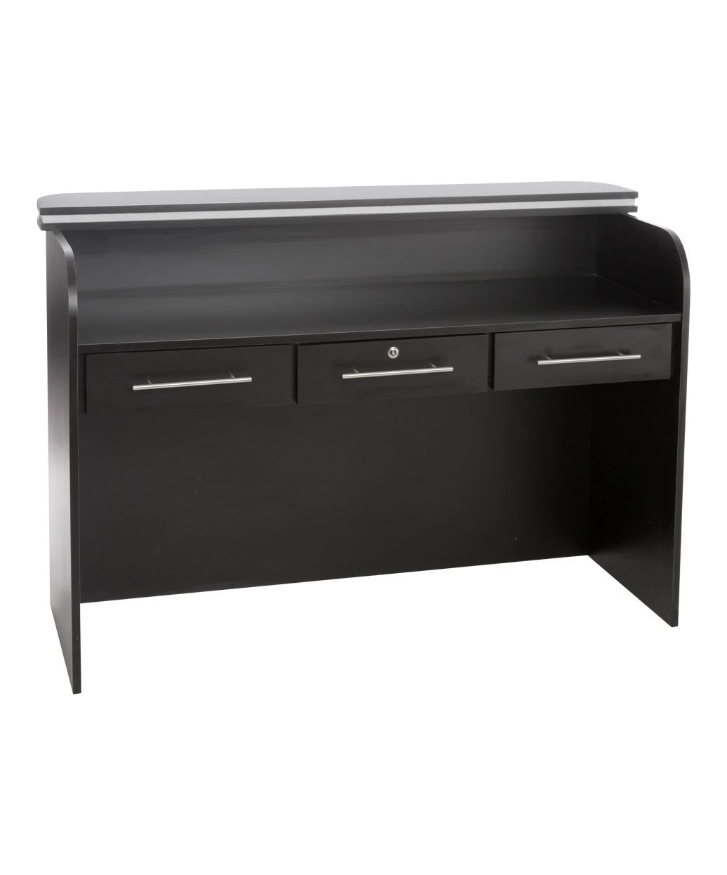 china beauty salon black reception desk reception counter desk salon front desk supplies DS-W1848