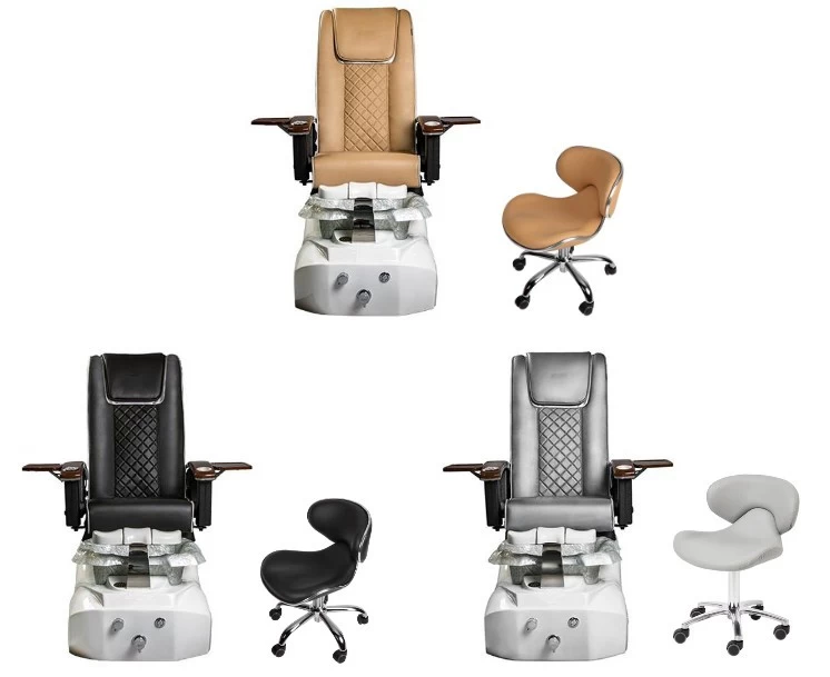 Cheap Massage Pedicure Chair with Nail Table Beauty Salon Furniture Package Wholesale DS-L1902 SET 