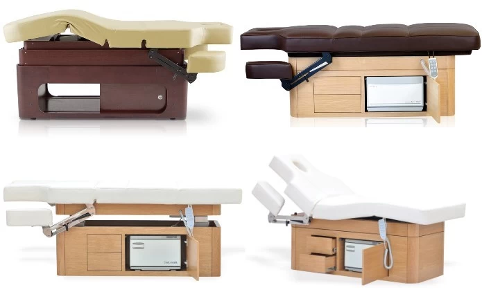 wood modern bed with storage massage bed with massage and music wholesale china DS-W20228
