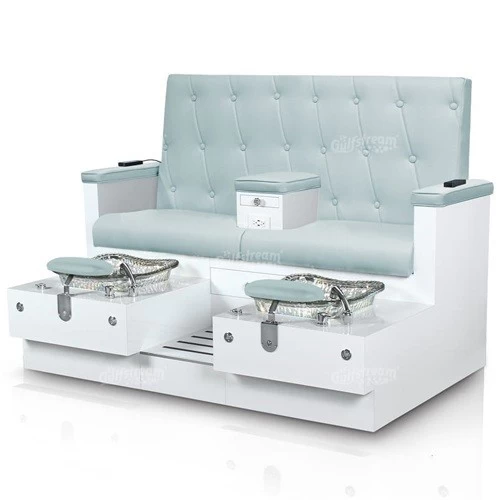 double seat pedicure chair with fiberglass pool factory wholesale throne pedicure chairs