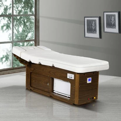 wood modern bed with storage massage bed with massage and music wholesale china DS-W20228