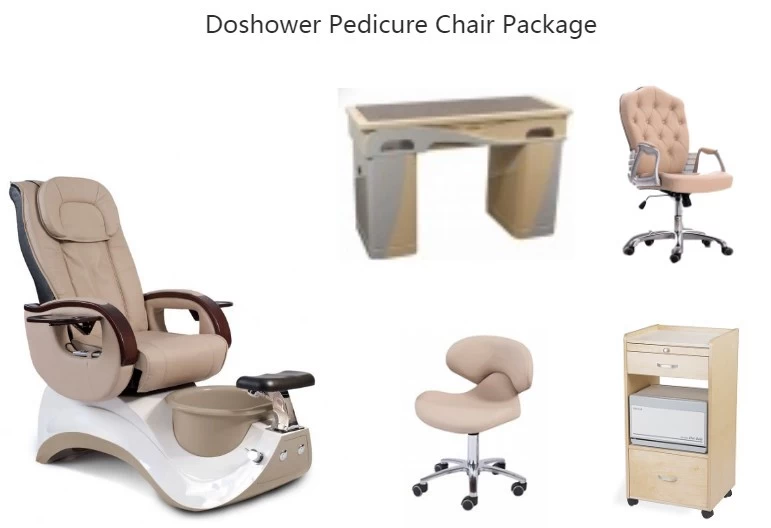 New Pedicure Chair Package Pedicure Spa and Manicure Table Nail Salon and Spa Package DS-S15D SET